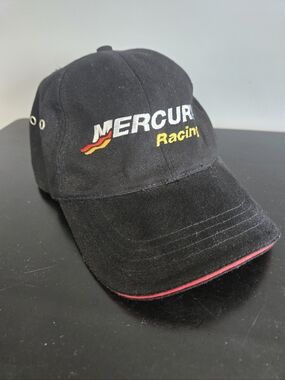 Mercury Racing adjustable baseball cap w embroidered logo by Head Shots